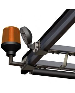 Edelstahl Halterung für Rundumleuchte u/o Arbeitsleuchte