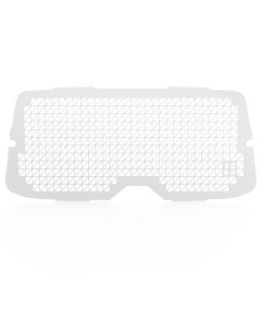 Fensterschutzgitter für VW Caddy / Caddy Maxi. Für die Heckklappe mit SW, Weiß Pulverbeschichtet.