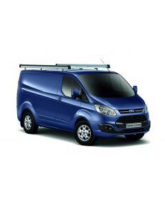 Aluminium Dachgepäckträger/Dachkorb für Ford Transit Custom L1H1 mit Flügeltüren