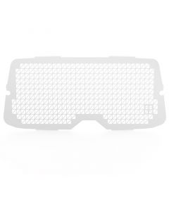 Fensterschutzgitter für VW Caddy / Caddy Maxi. Für die Heckklappe mit SW, Weiß Pulverbeschichtet.